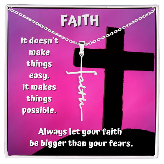 Faith Necklace | Bigger Than Fear