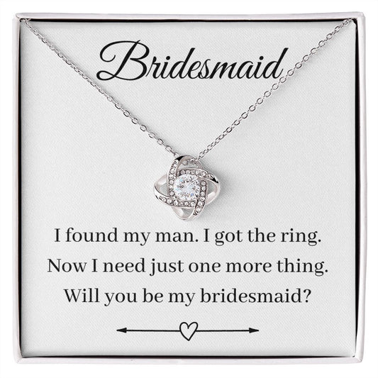 Bridesmaid | Love Knot Necklace